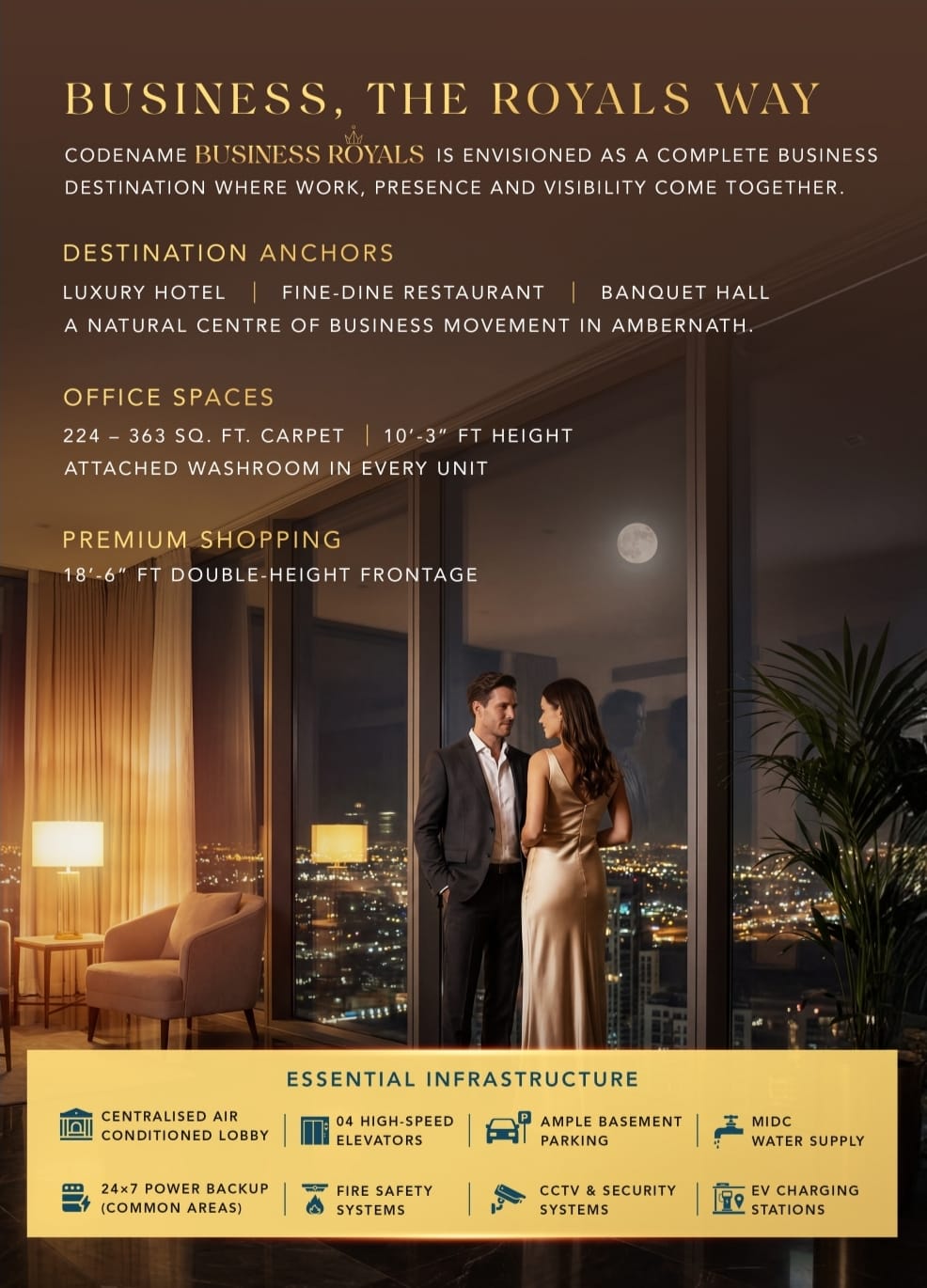 next crown Offices & shopes
